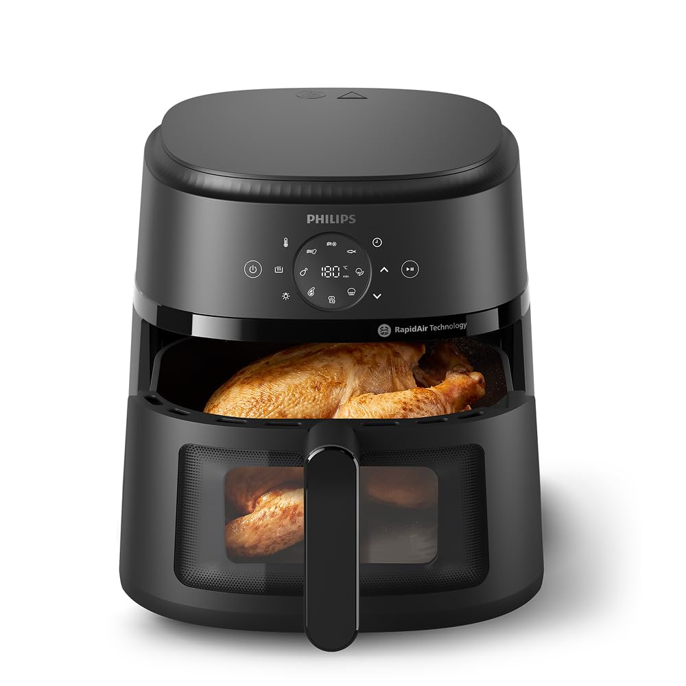 Philips NA229/00 Air Fryer 4,2L – 13-in-1, RapidAir, 9 Programmes, Touchscreen, Black