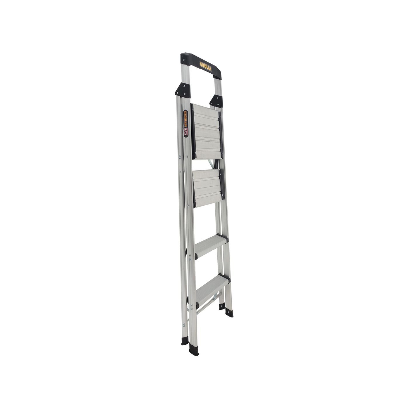 4 Step Aluminium Folding Ladder with Safety Platform